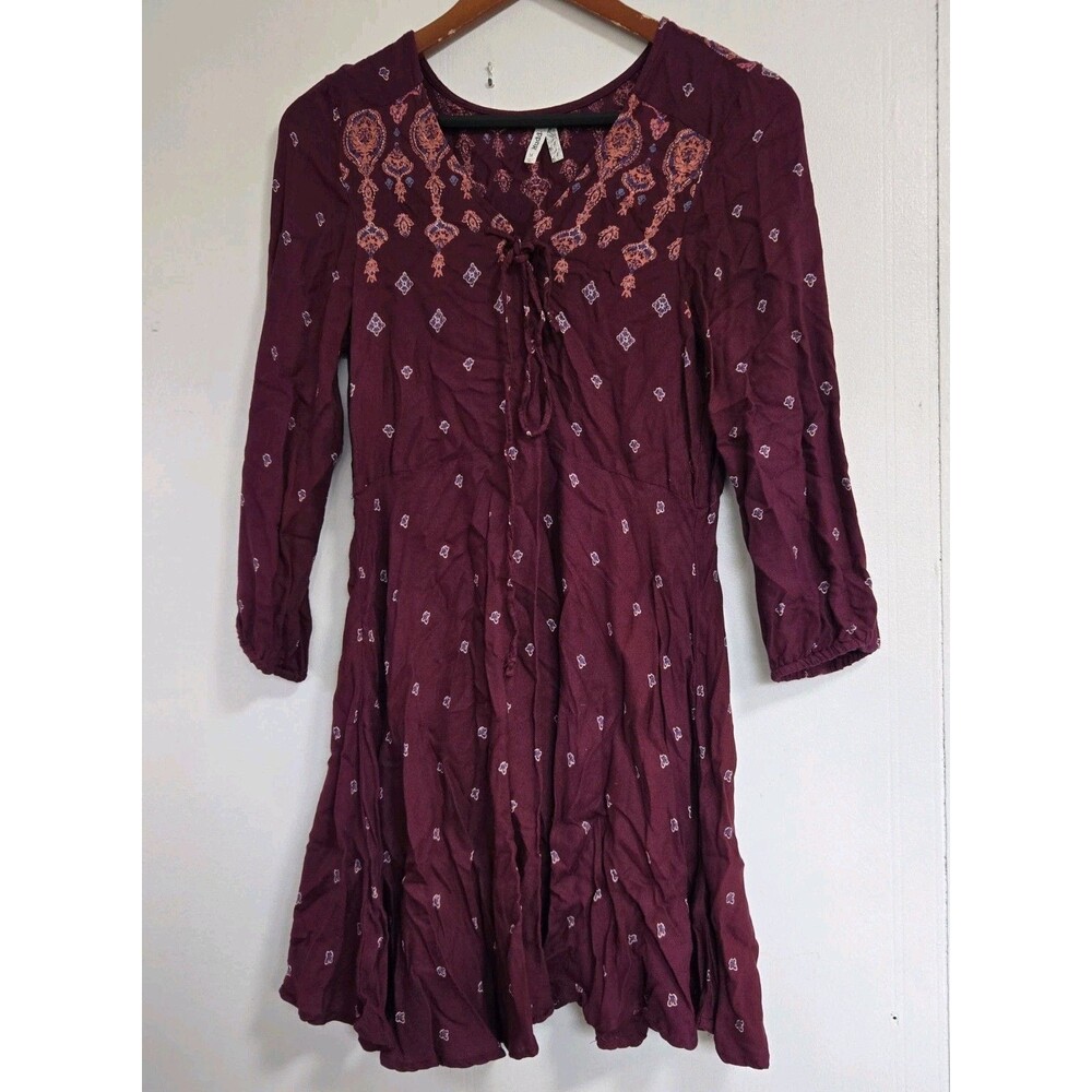 Mudd Dress Womens M Midi Y2K  Cottagecore Whimsygoth Indie Fairy‎ Grunge Paisley